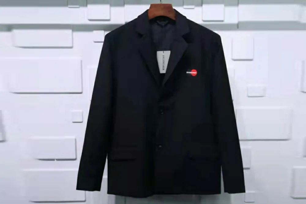 balenciaga mastercard logo suit