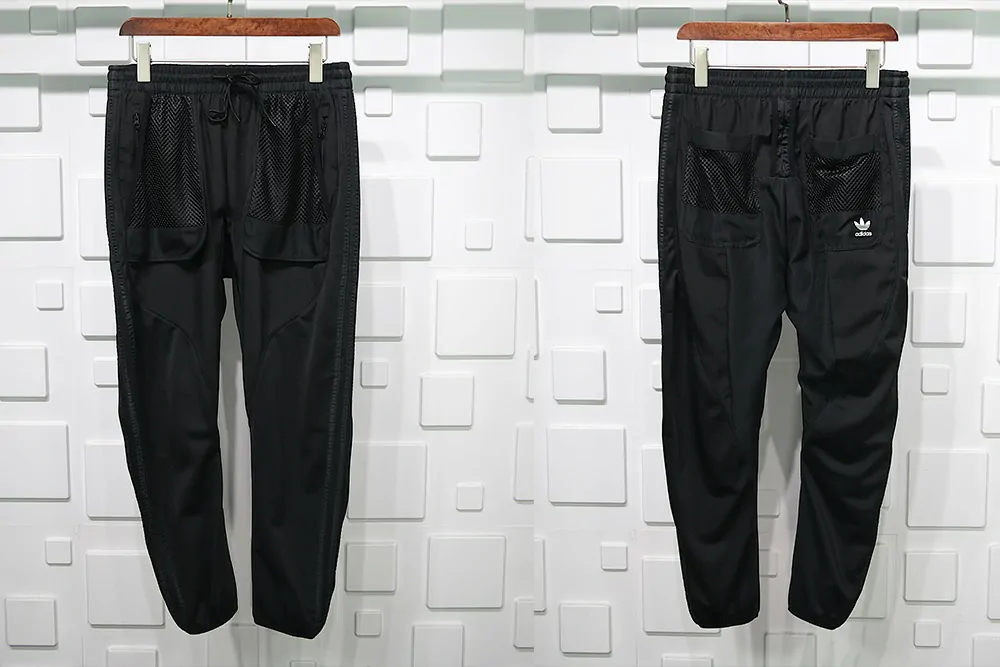 Ad*s net design porket pants black