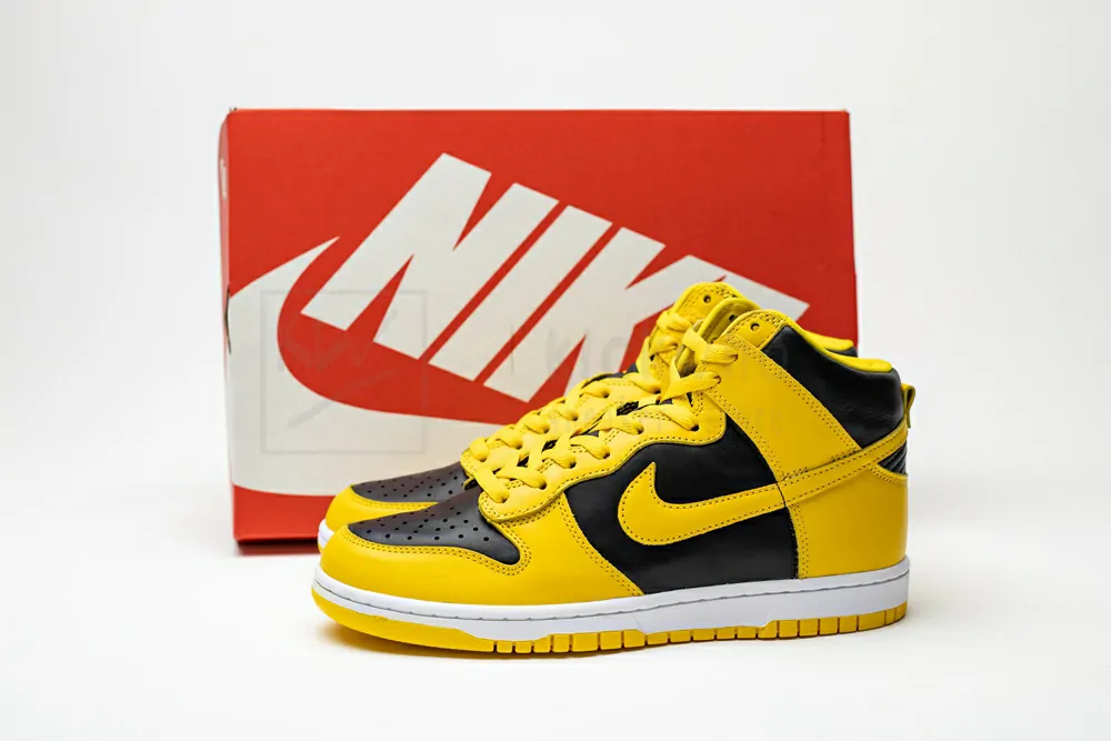 nike dunk high yellow black godkiller