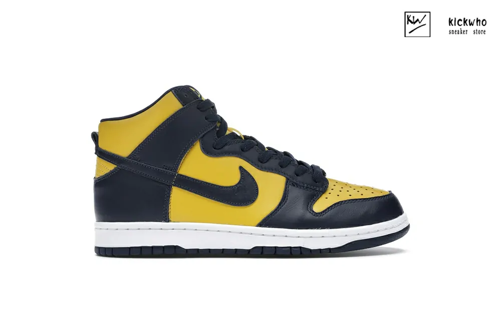 nike dunk high michigan cz8149-700