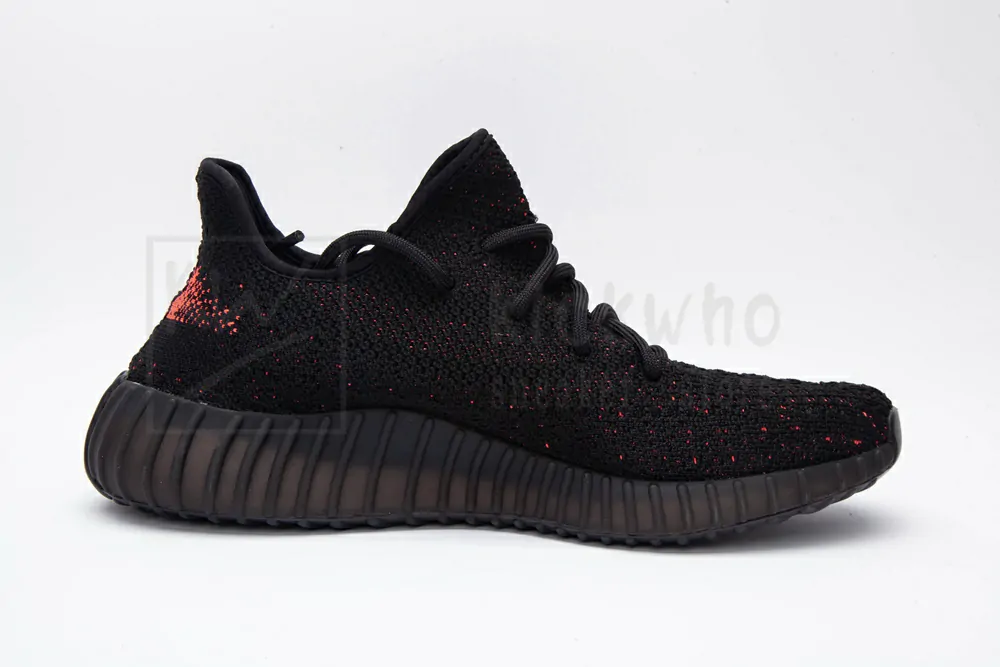 yeezy 350 boost v2 black red sale version by9612