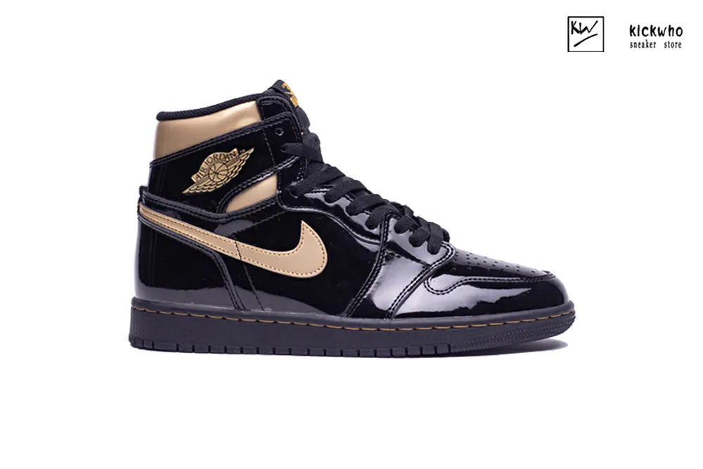 jordan 1 retro high black metallic gold 2020