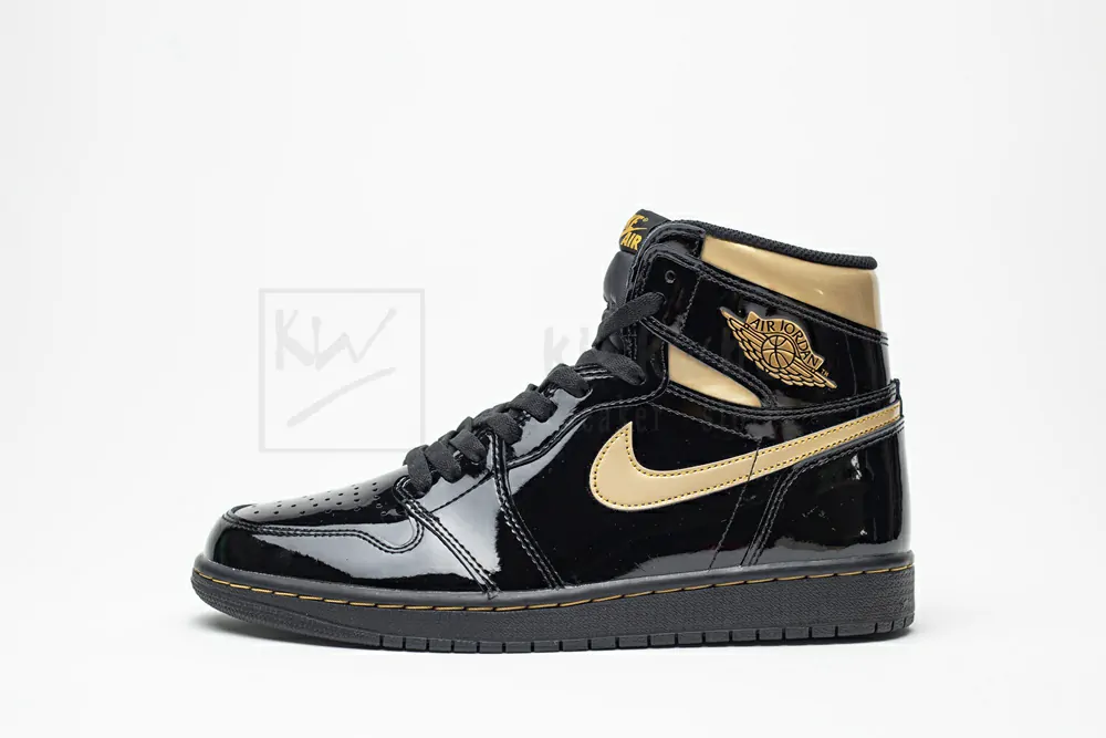 jordan 1 retro high black metallic gold 2020