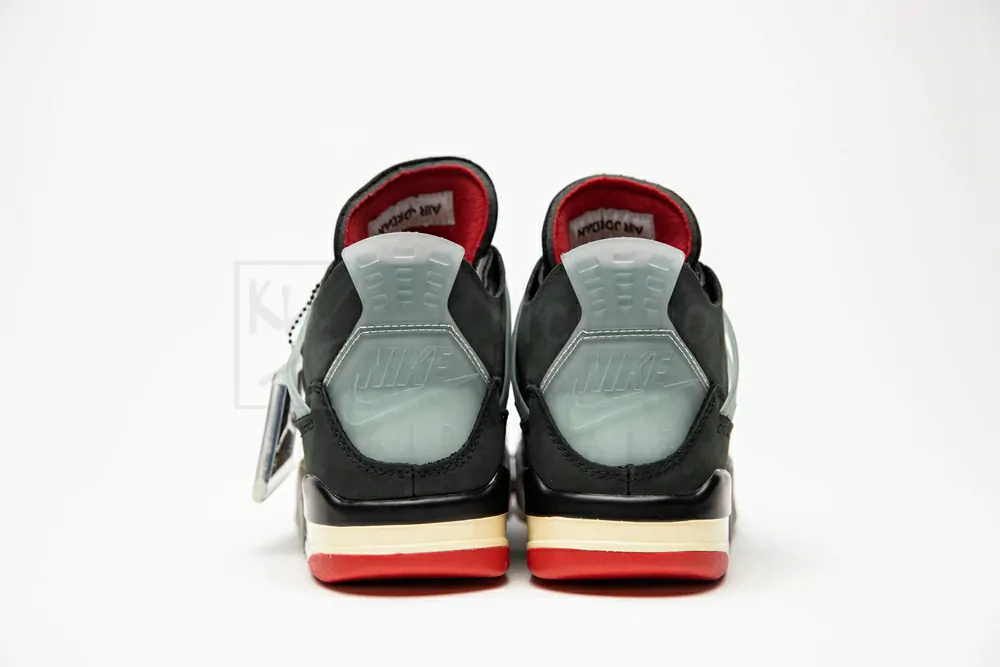 air jordan 4 retro bred with mesh toebox