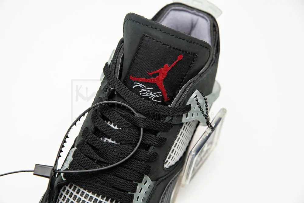 air jordan 4 retro bred with mesh toebox