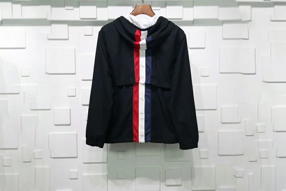 thom browne woollen cloth jacket black