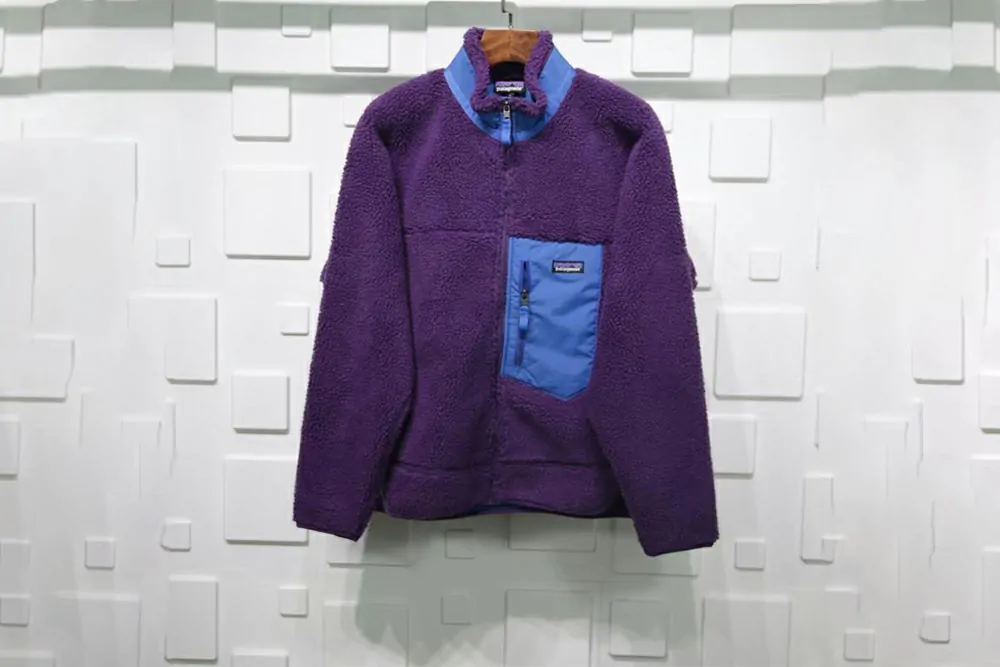 patagonia classic fleece jacket purple