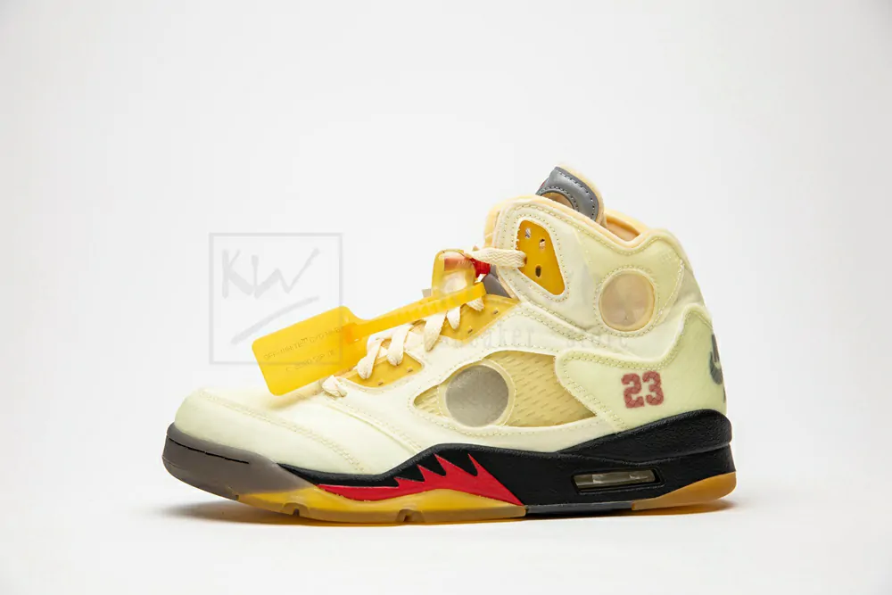 jordan 5 retro off-white sail godkiller dh8565 100