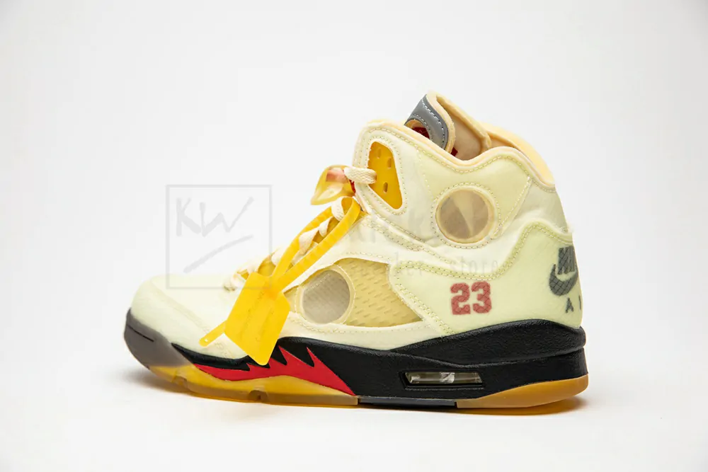 jordan 5 retro off-white sail godkiller dh8565 100