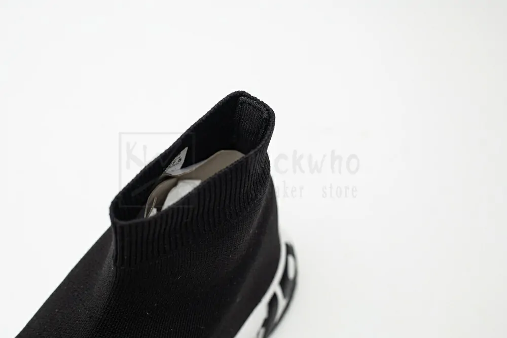 balenciaga speed graffiti trainers black white 605972w05ge1015