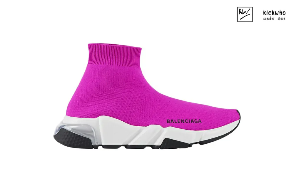 balenciaga wmns speed clear sole trainer ''fuchsia'' 607543w05gg5911