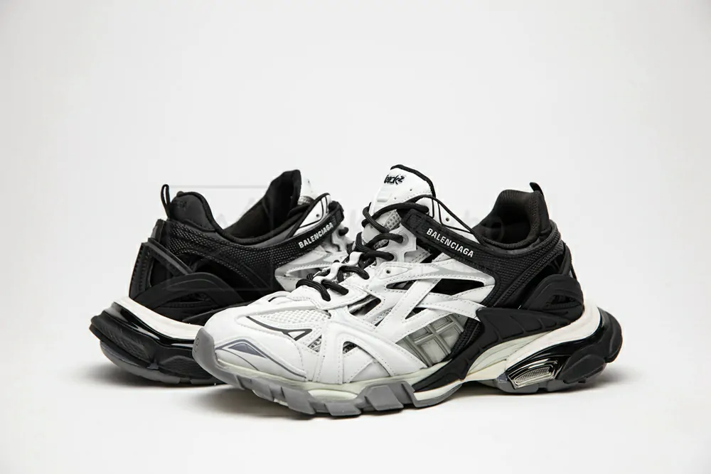 balenciaga track.2 black white 568614w2gn31090