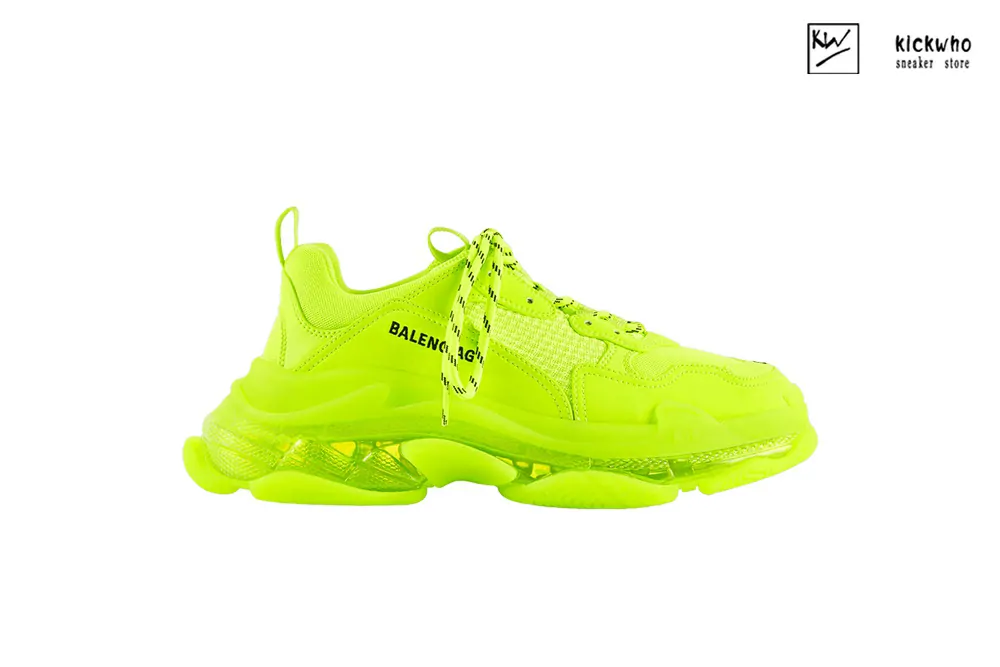 balenciaga triple s trainer ''fluo yellow''