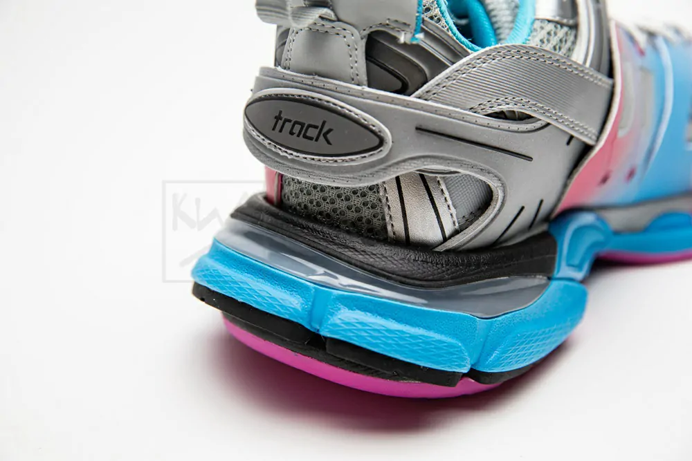 balenciaga track blue pink