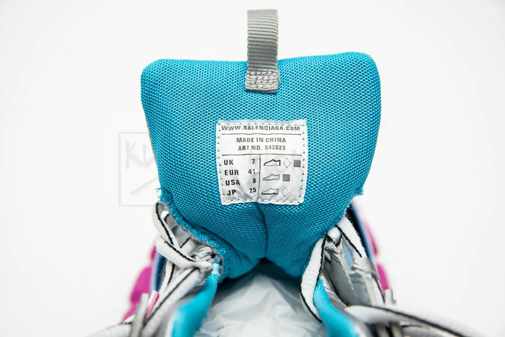 balenciaga track blue pink