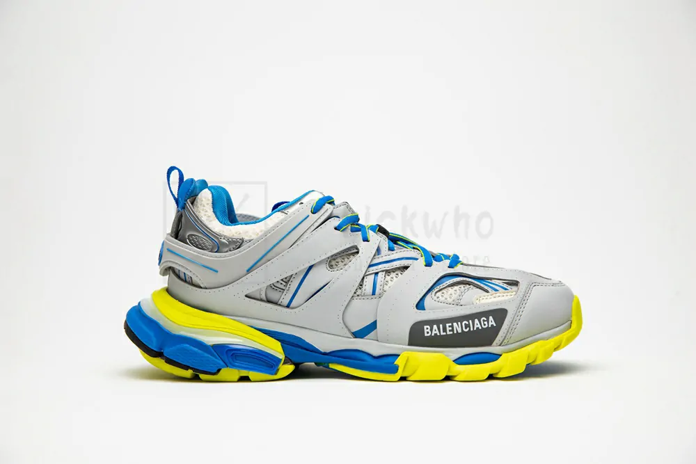 balenciaga track grey blue