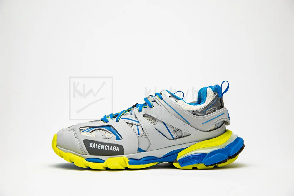 balenciaga track grey blue