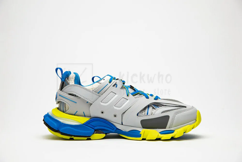 balenciaga track grey blue