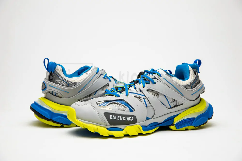 balenciaga track grey blue