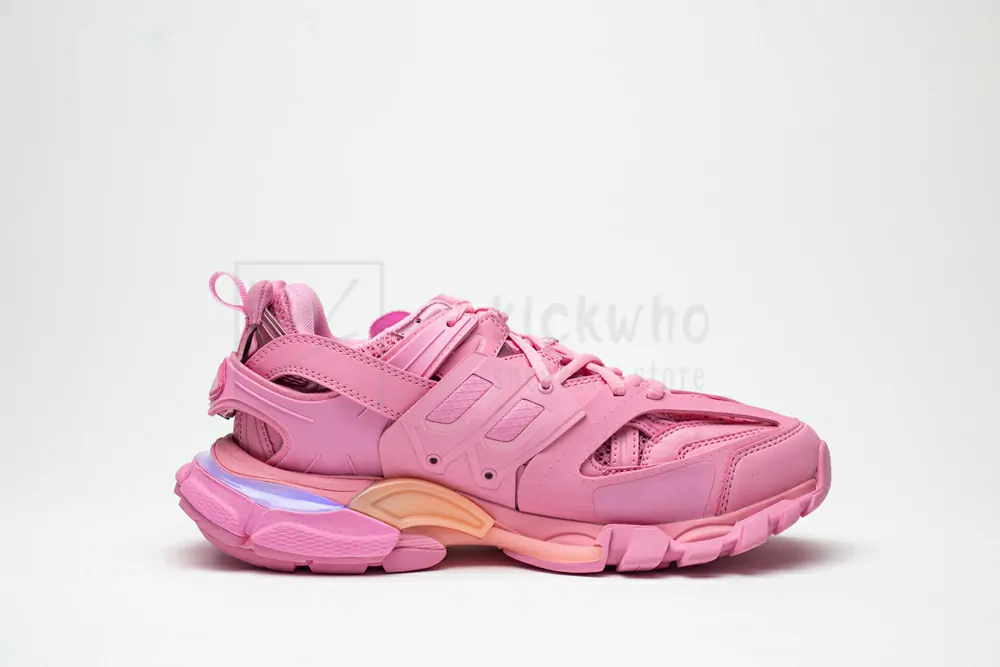 balenciaga track trainer "pink" with led