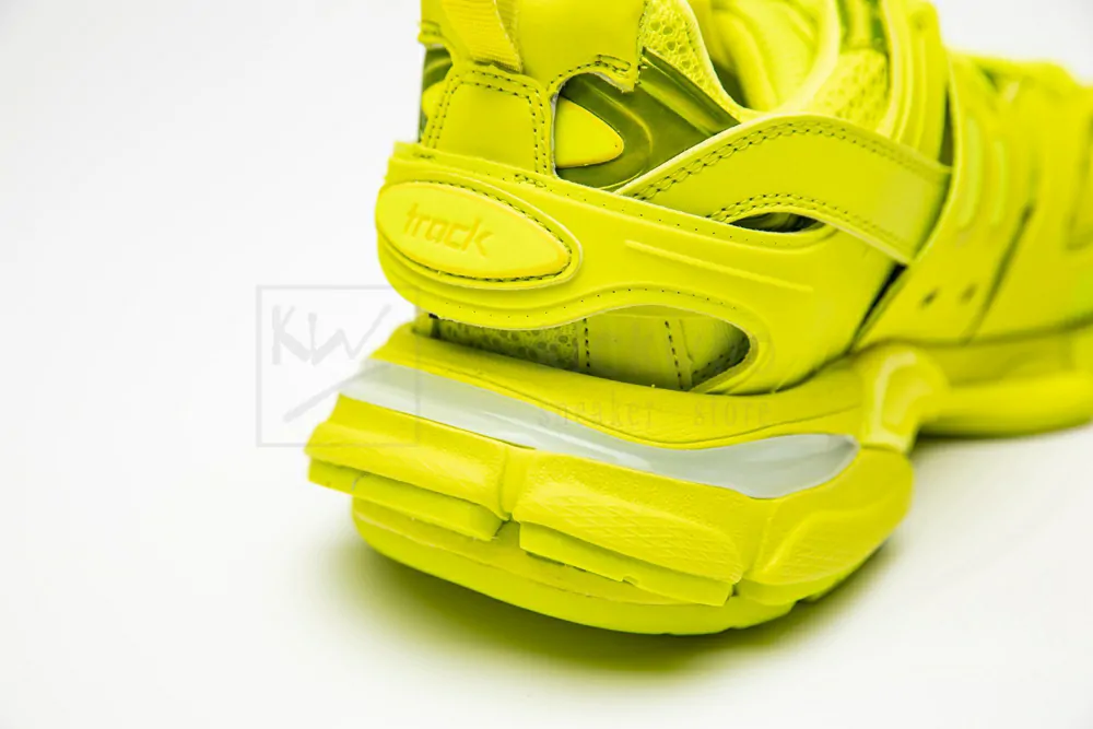 balenciaga track trainer "yellow" with led