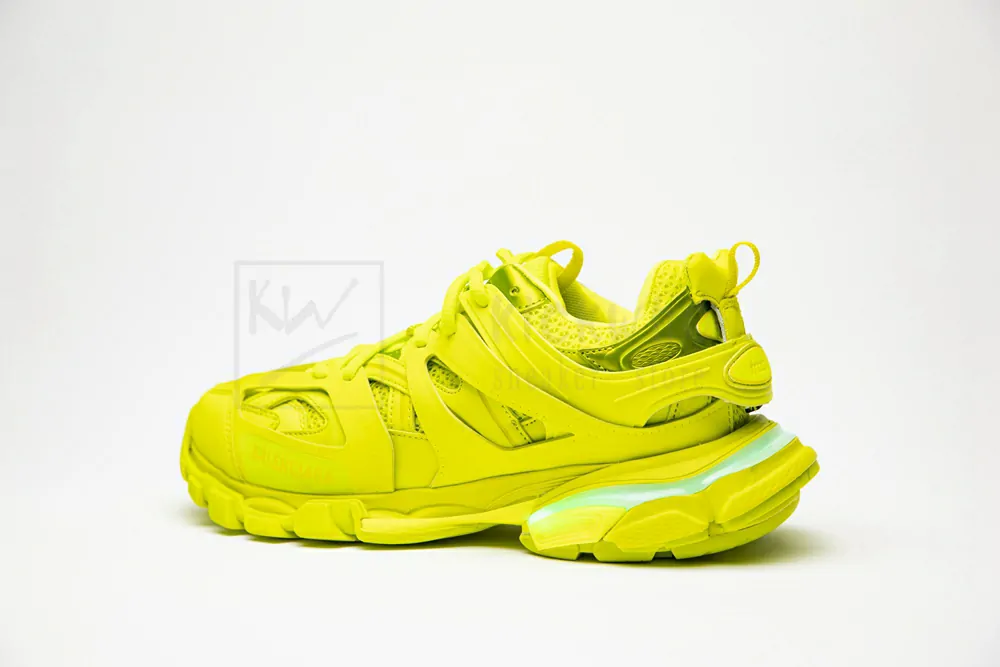 balenciaga track trainer "yellow" with led