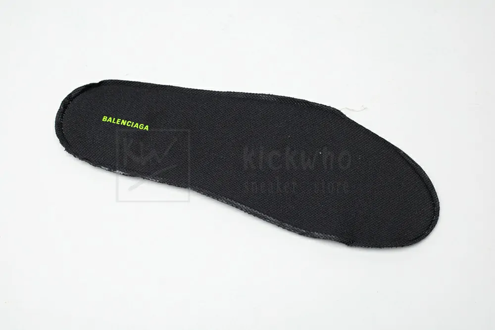 balenciaga track trainer black green logo