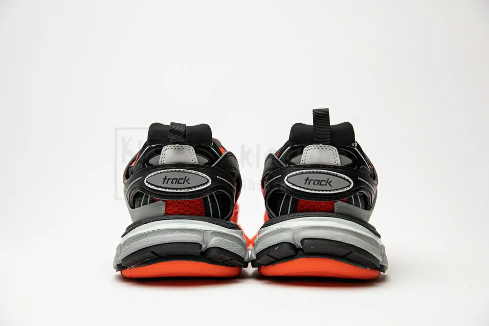 balenciaga track trainer orange grey