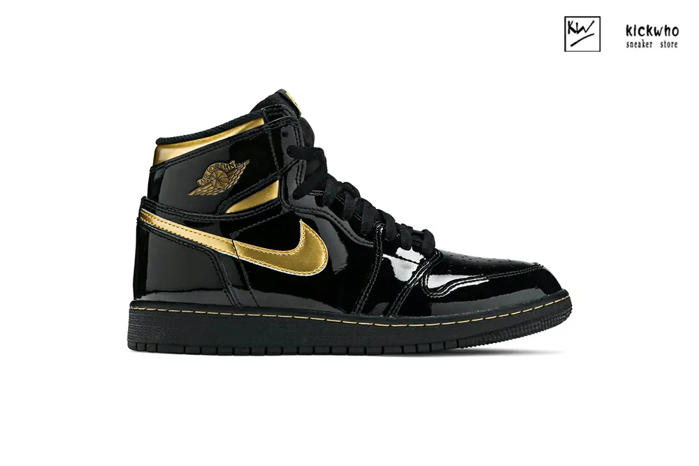 air jordan 1 retro high og gs ''black metallic gold'' 575441-032 godkiller