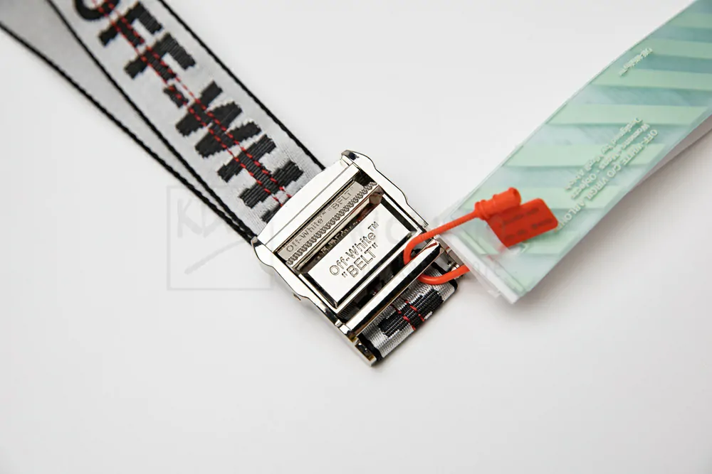 off-white industrial belt light grey