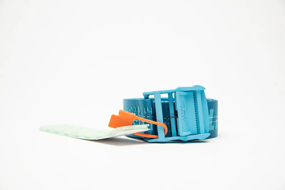 off-white industrial belt blue