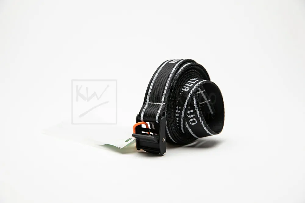 off-white industrial belt black