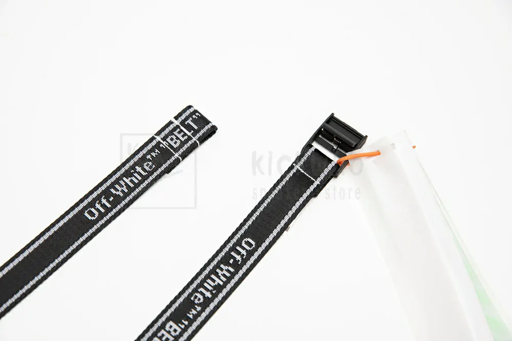 off-white industrial belt black