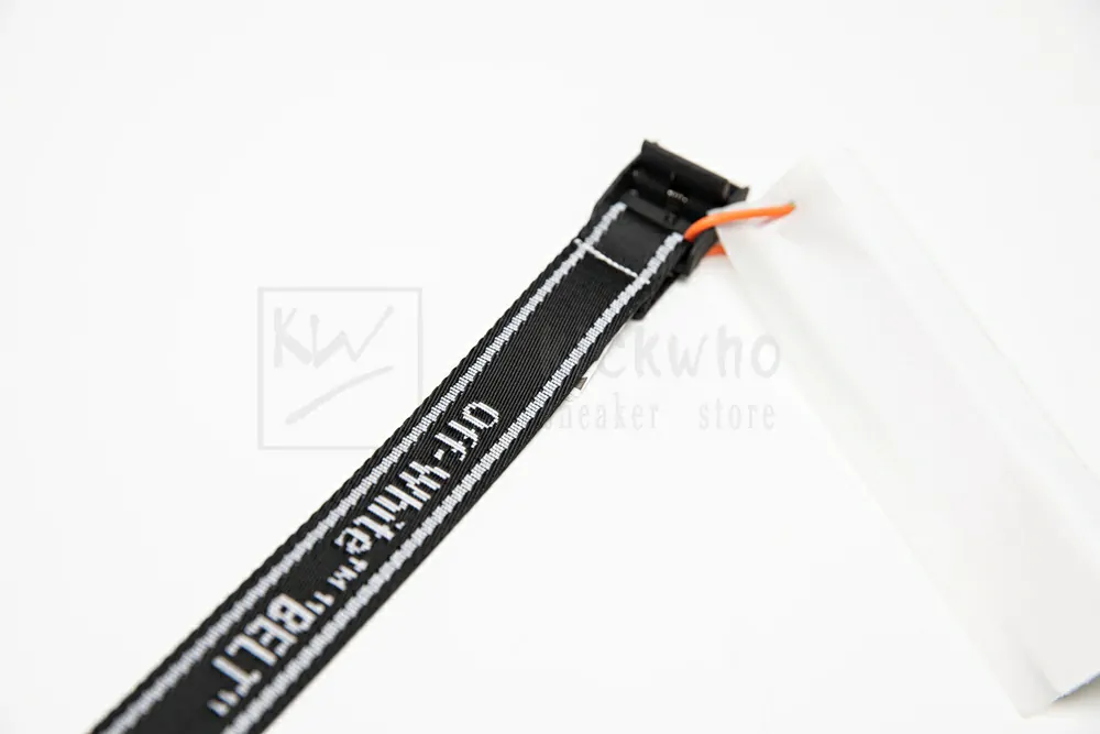 off-white industrial belt black