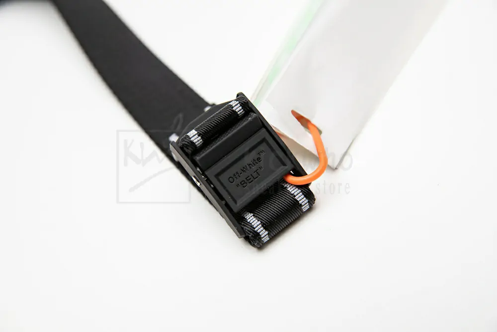 off-white industrial belt black