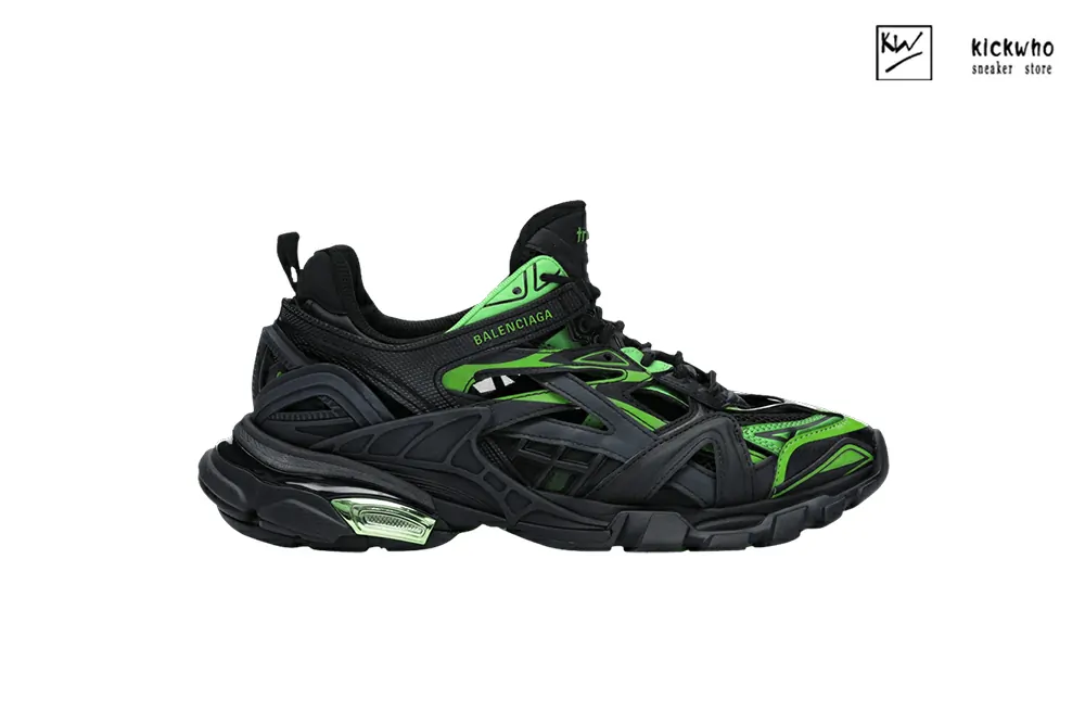 balenciaga track.2 trainer ''black green'' 568614 w2gn3 1086