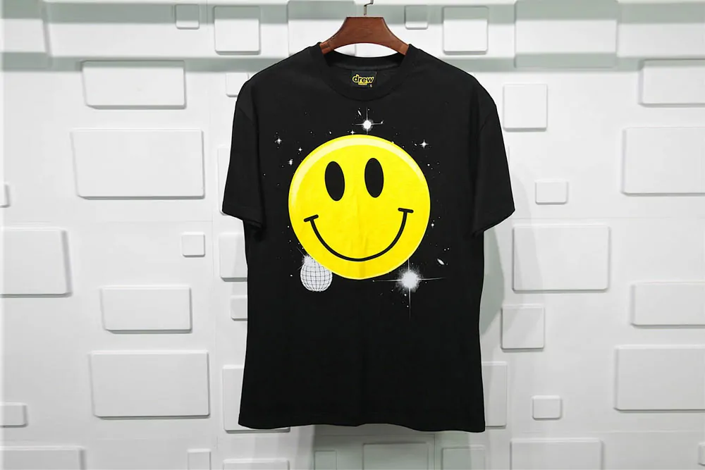 drew house planet face t-shirt black