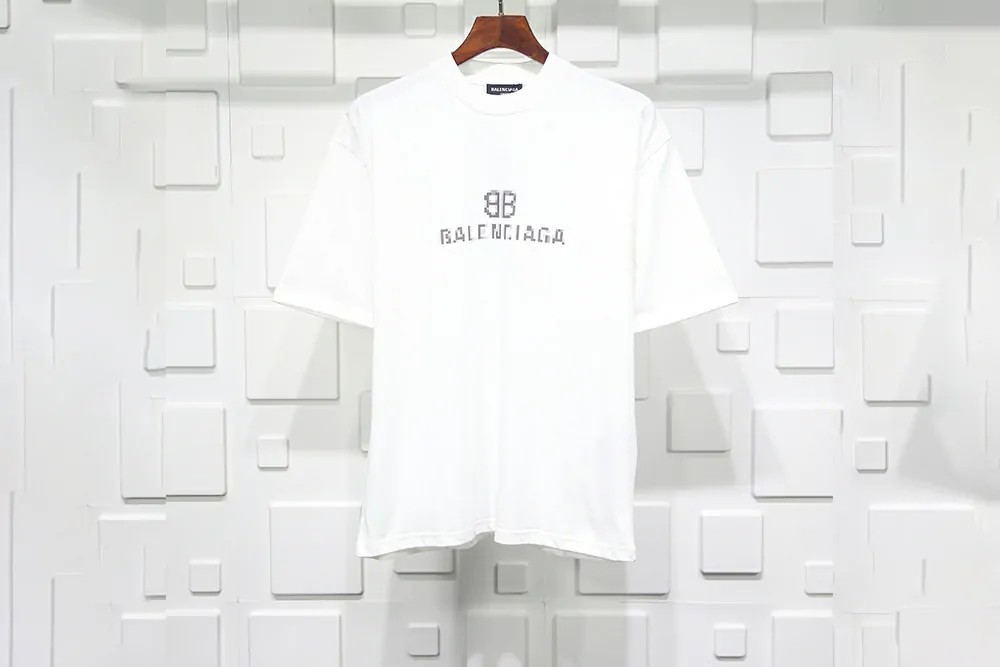 balenciaga bb mosaic t-shirt white