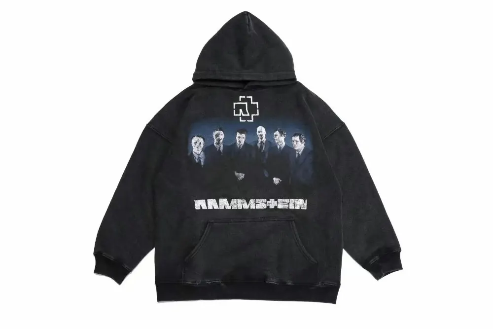 balenciaga rammstein boxy hoodie