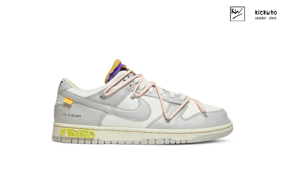 off-white x dunk low ''lot 24 of 50''