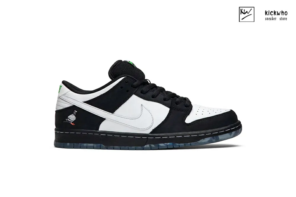 staplexnike sb dunk low &quotpanda pigeon"