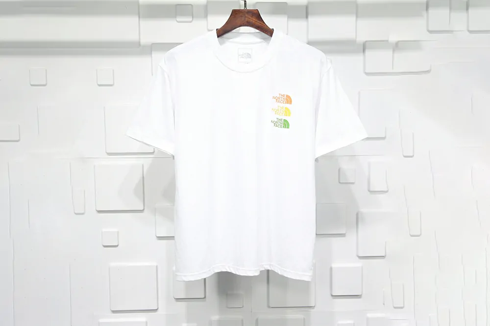 the north face 3 logos t-shirt white