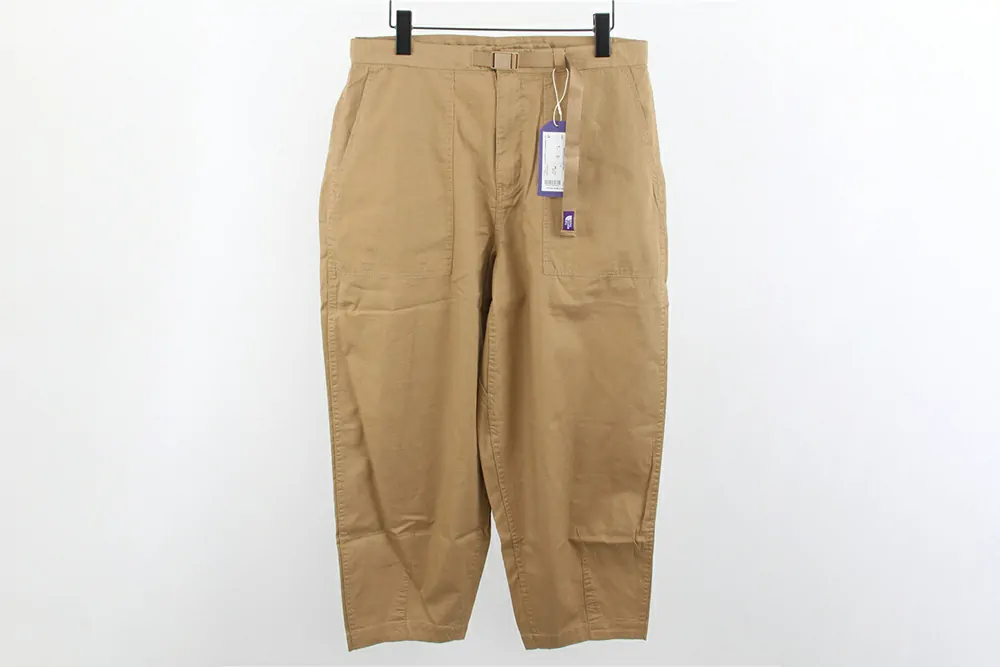 tnf ripstop wide cropped pants khaki