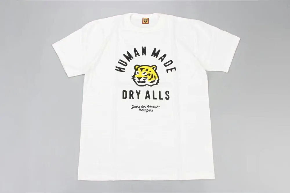 human made tiger t-shirt white