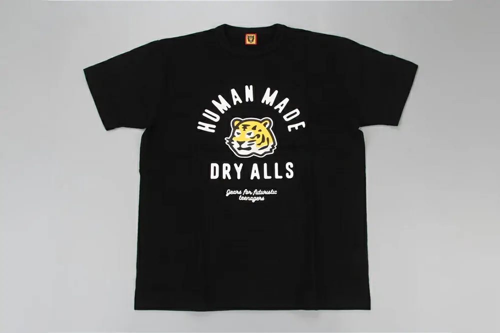 human made tiger t-shirt black