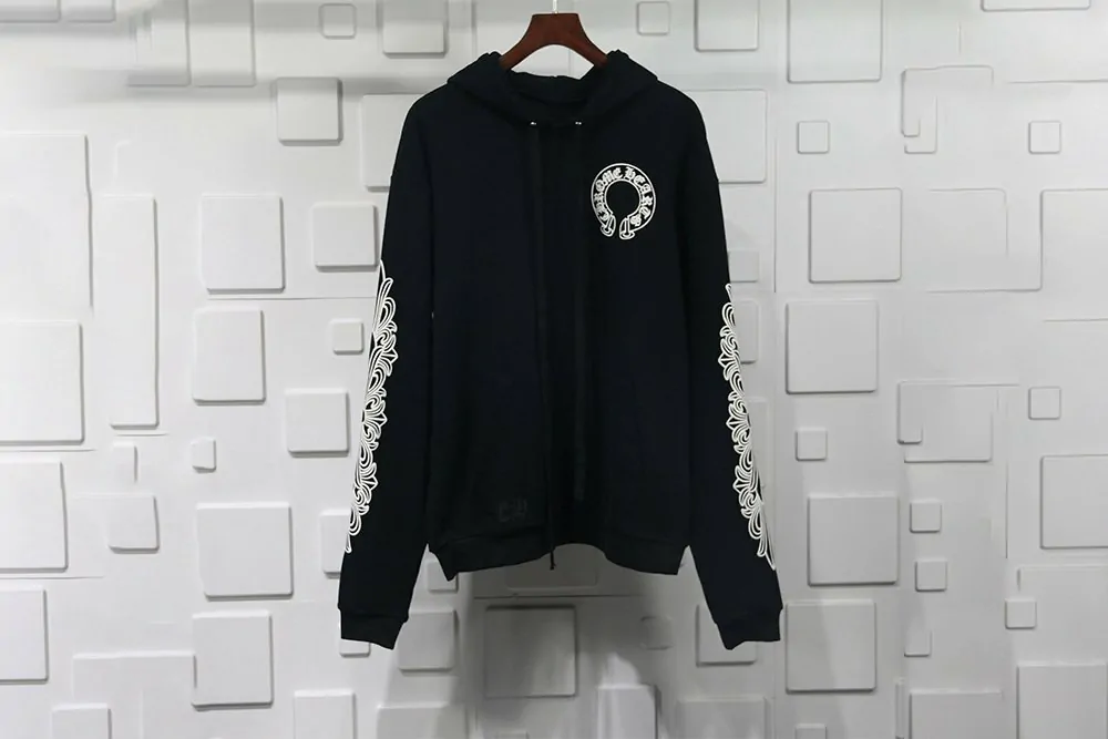 chrome hearts arm jacquard hoodie