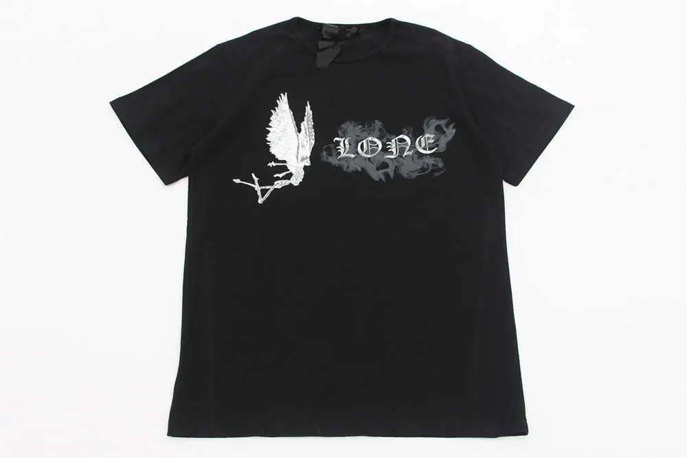 vlone smoke v t-shirt black