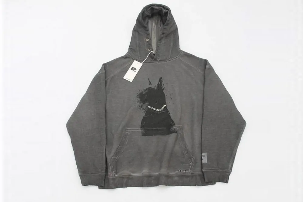 purey dobermann retro hoodie