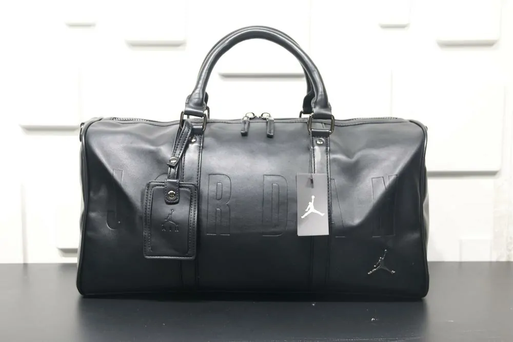 jordan black duffle bag