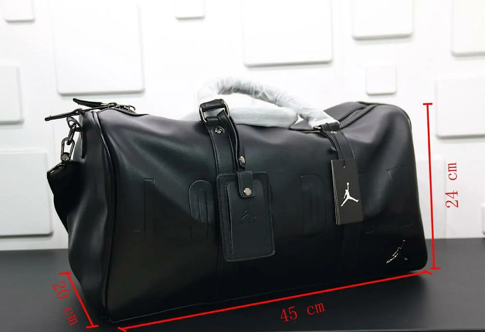 jordan black duffle bag